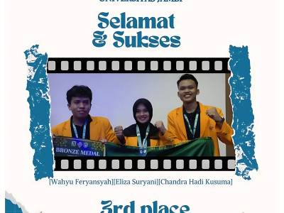 Mahasiswa Prodi THP Raih Bronze Medal di Ajang PIA Universitas Andalas